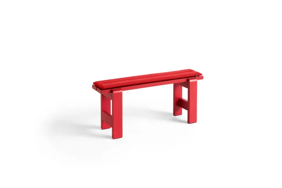 HAY Garden Sofas & Garden Benches*Weekday bench 111x23 cm lacque pine, Wine Red