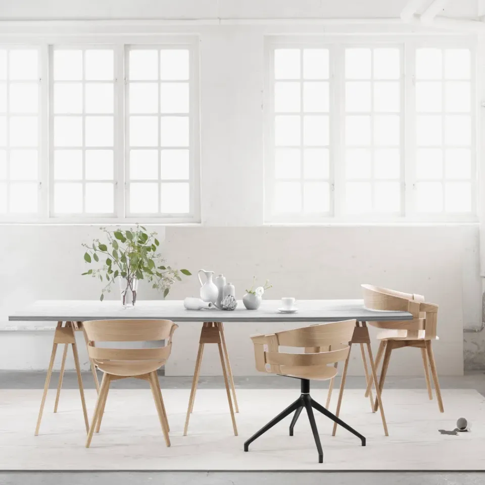 Design House Stockholm Chairs*Wick Chair chair, Oak-oak legs Brown