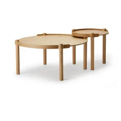 Cooee Design Coffee Tables*Woody table Ø45 cm, Oak Brown