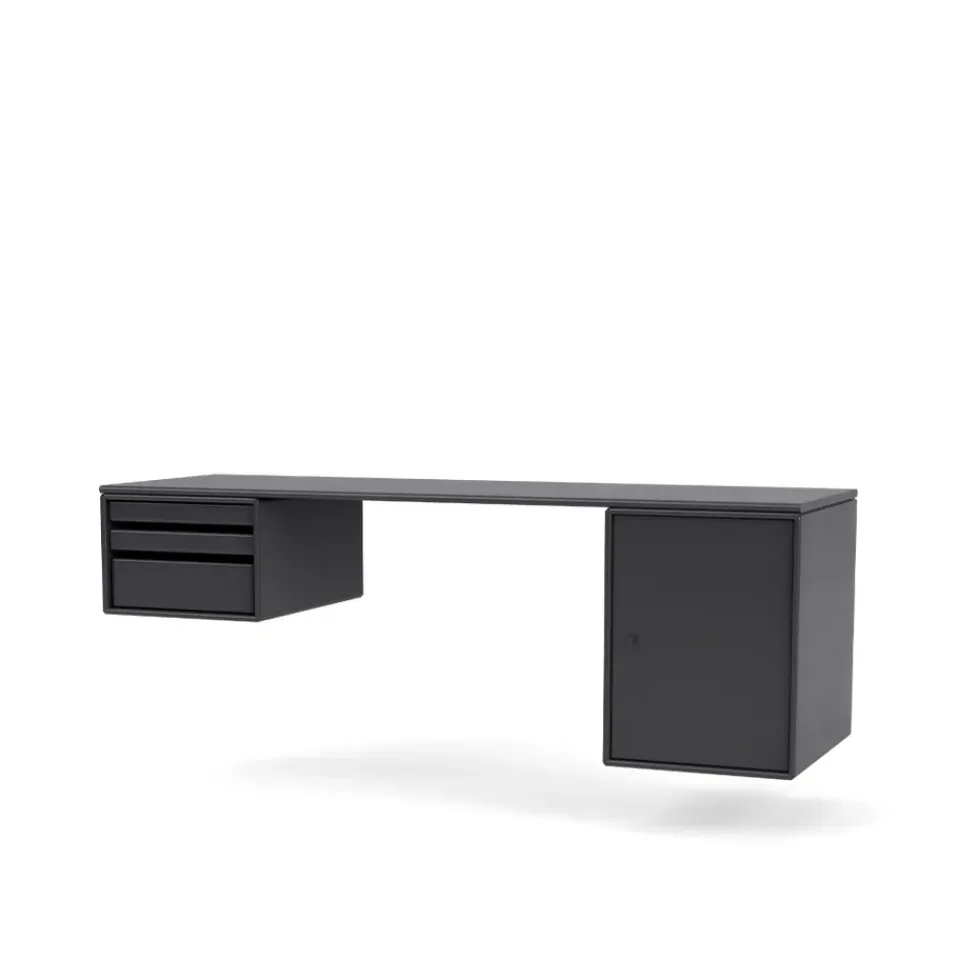 Montana Desks*Workshop desk, Anthracite 04 Grey
