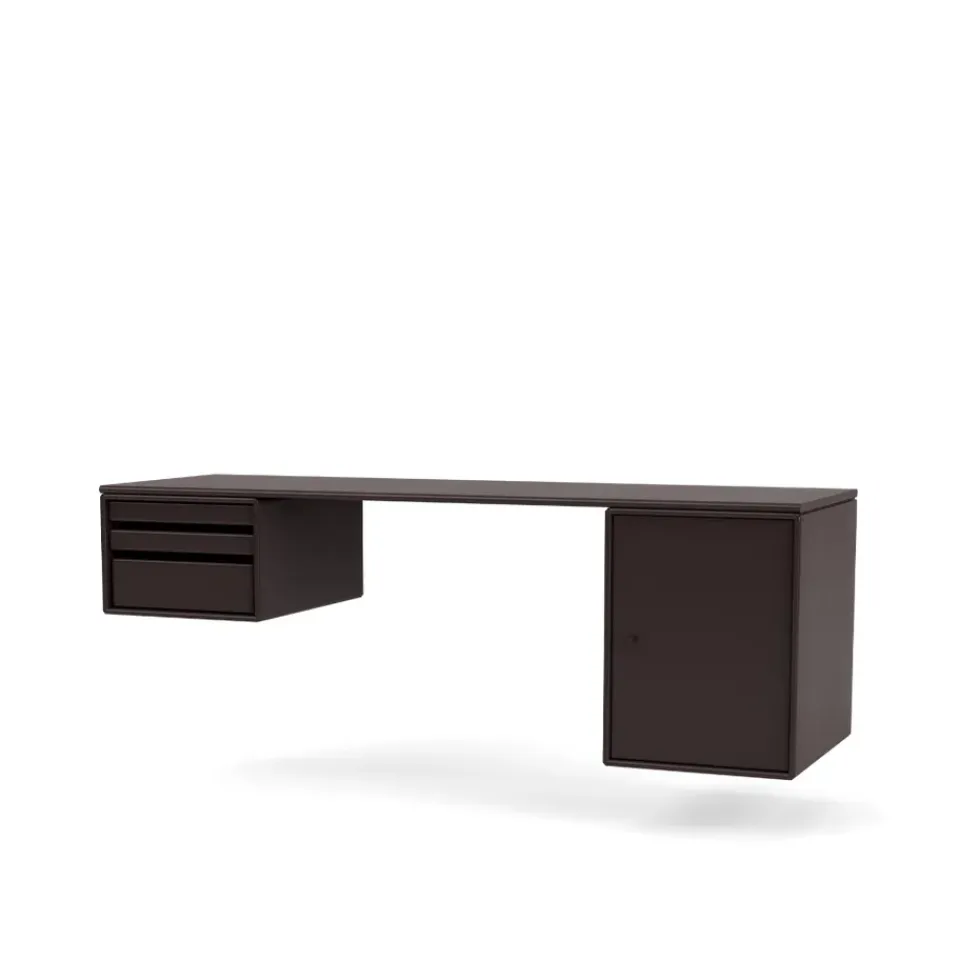 Montana Desks*Workshop desk, Balsamic 160 Brown