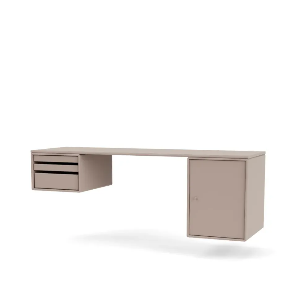 Montana Desks*Workshop desk, Mushroom 137 Brown