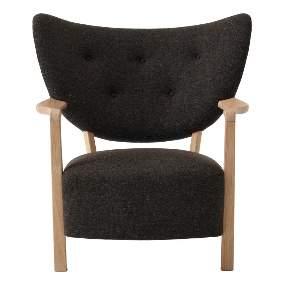 &Tradition Armchairs & Footstools*Wulff Lounge Chair ATD2 armchair, Oiled oak-Hallingdal Black
