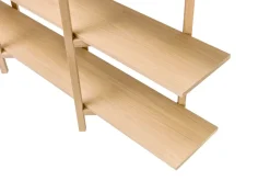 Hem Shelves & Shelving Systems*Zig Zag shelf Low 175x100 cm, Oak Brown